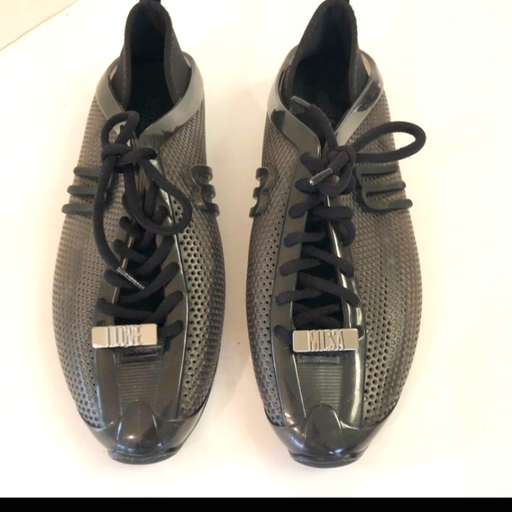 FUN MELLISA LOVE SNEAKERS TENNIS SHOES BLACK SIZE 6